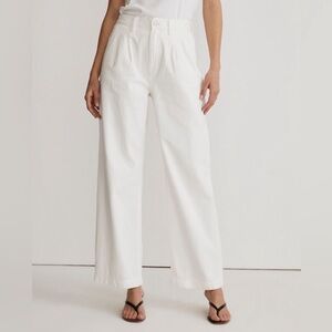 Madewell - The Harlow Wide-Leg Jean in Tile White